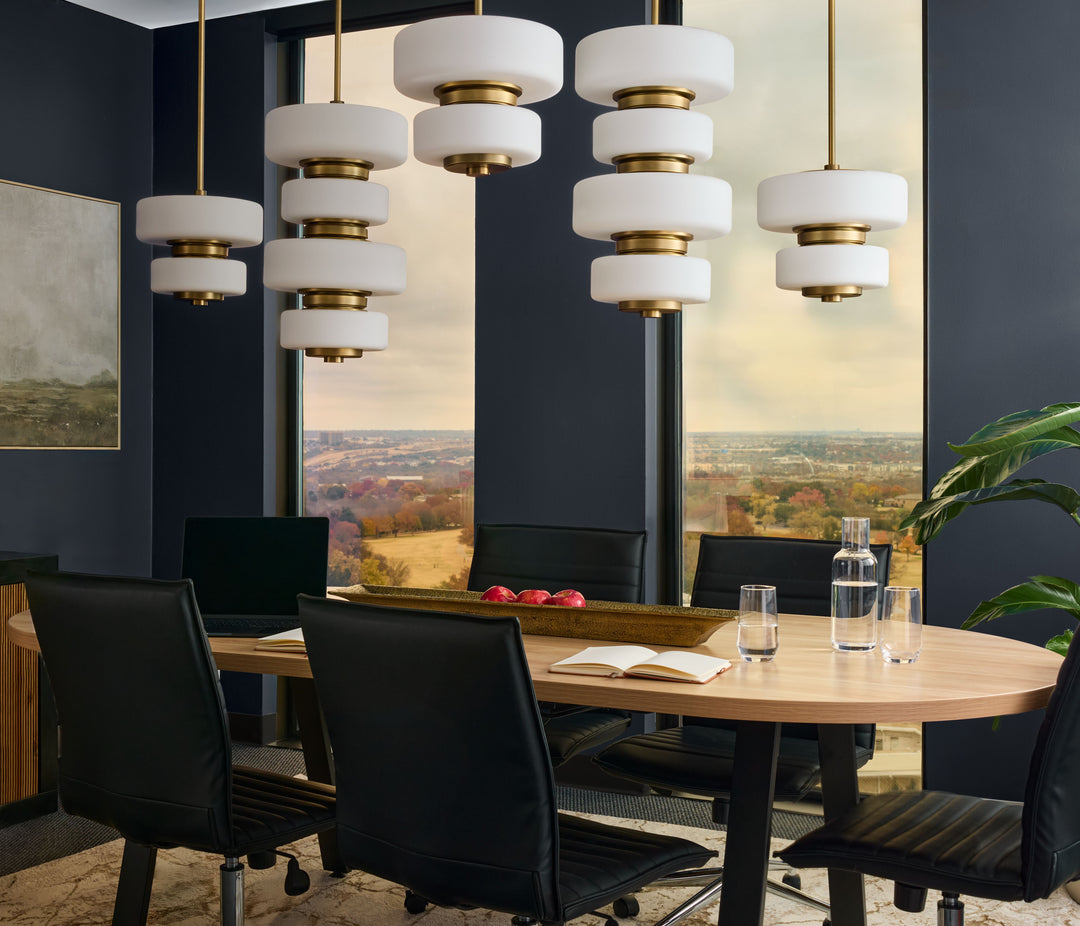 FAVO 24" Pendant - Brushed Brass