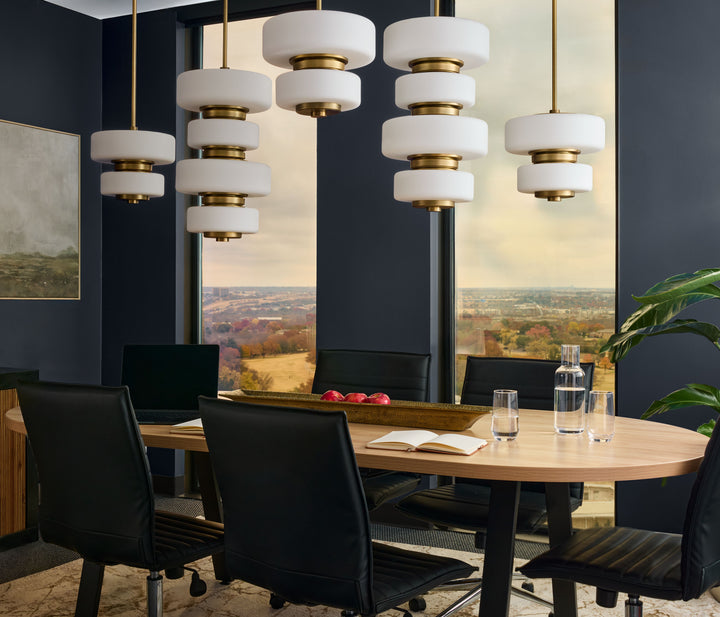 FAVO 24" Pendant - Brushed Brass