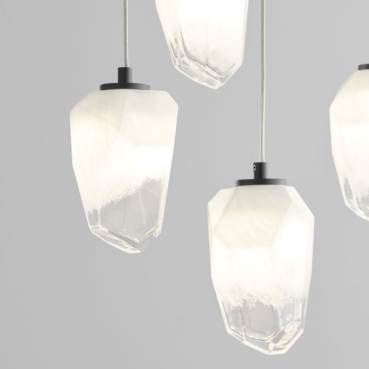 VIVO Five Light CCT Pendant - Black