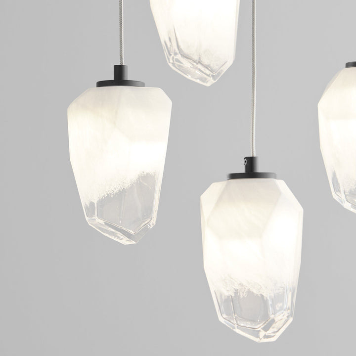 VIVO Five Light CCT Pendant - Black
