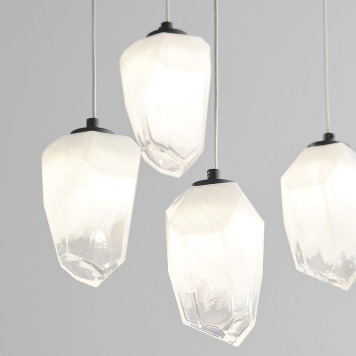 VIVO Five Light CCT Pendant - Black