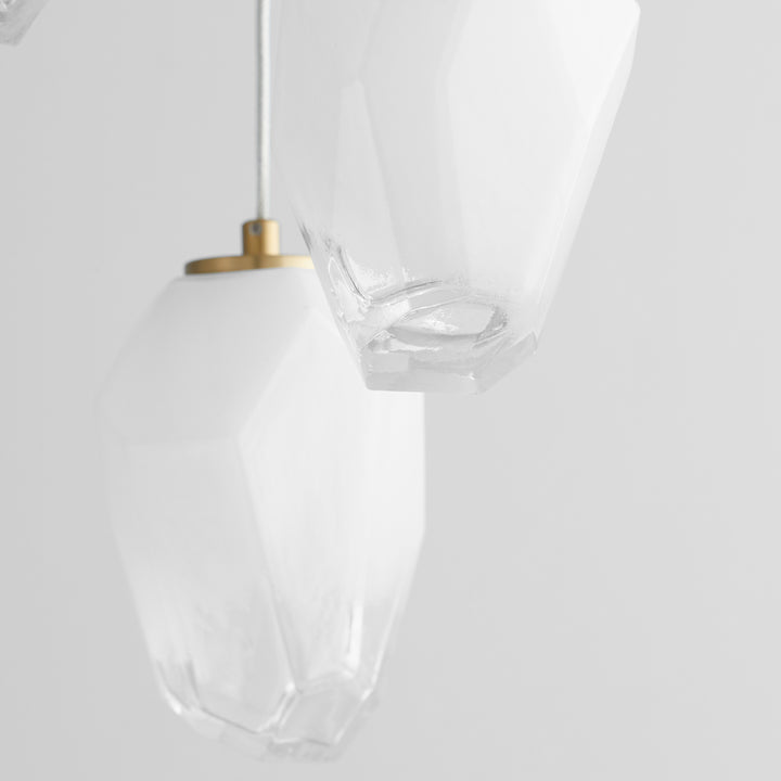 VIVO Five Light CCT Pendant - Aged Brass