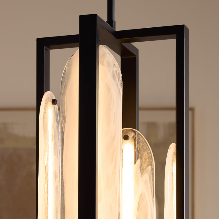 AVIAN 4 Light 5 CCT Pendant - Black