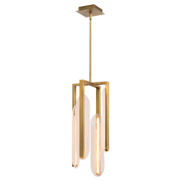 AVIAN 4 Light 5 CCT Pendant - Brushed Brass