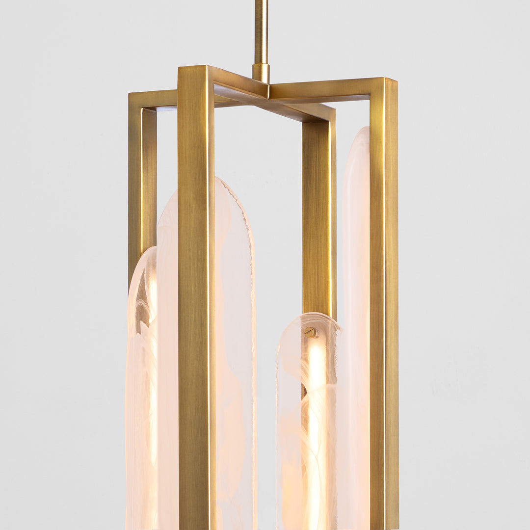 AVIAN 4 Light 5 CCT Pendant - Brushed Brass