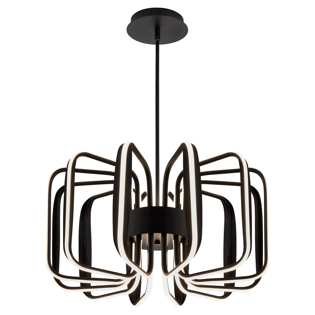 ROTO Twelve Light 5CCT Pendant - Black