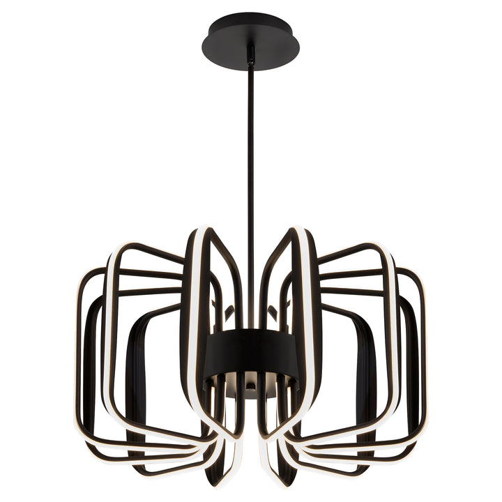 ROTO Twelve Light 5CCT Pendant - Black