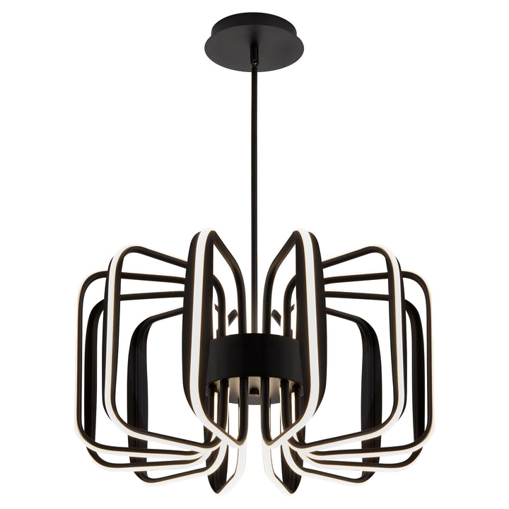 ROTO Twelve Light 5CCT Pendant - Black