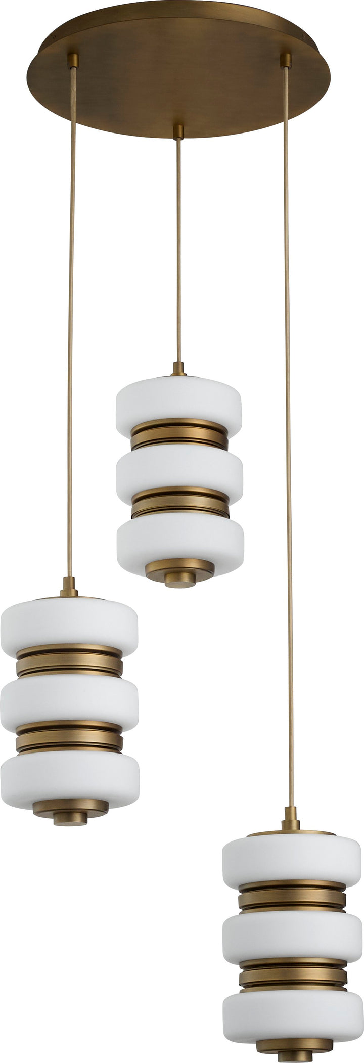Favo 3 Light 5CCT Multi-Port - Brushed Brass