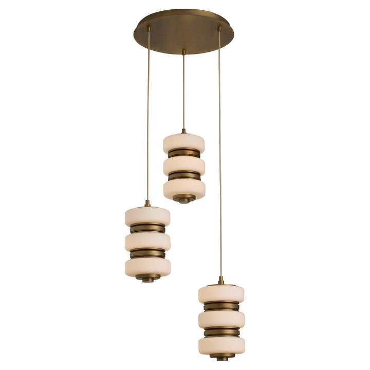 Favo 3 Light 5CCT Multi-Port - Brushed Brass