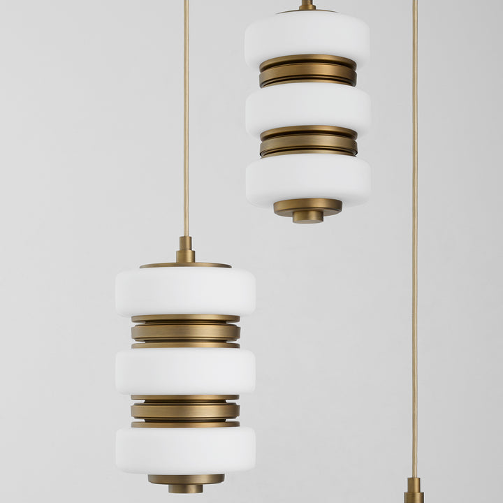 Favo 3 Light 5CCT Multi-Port - Brushed Brass