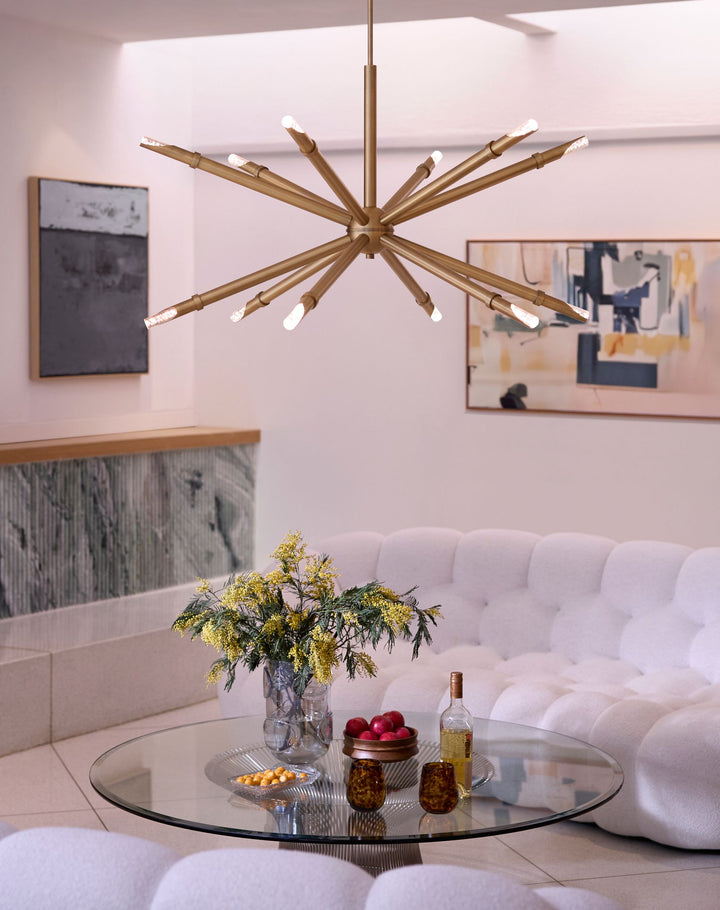 IONIS 42" 3CCT Pendant - Brushed Brass