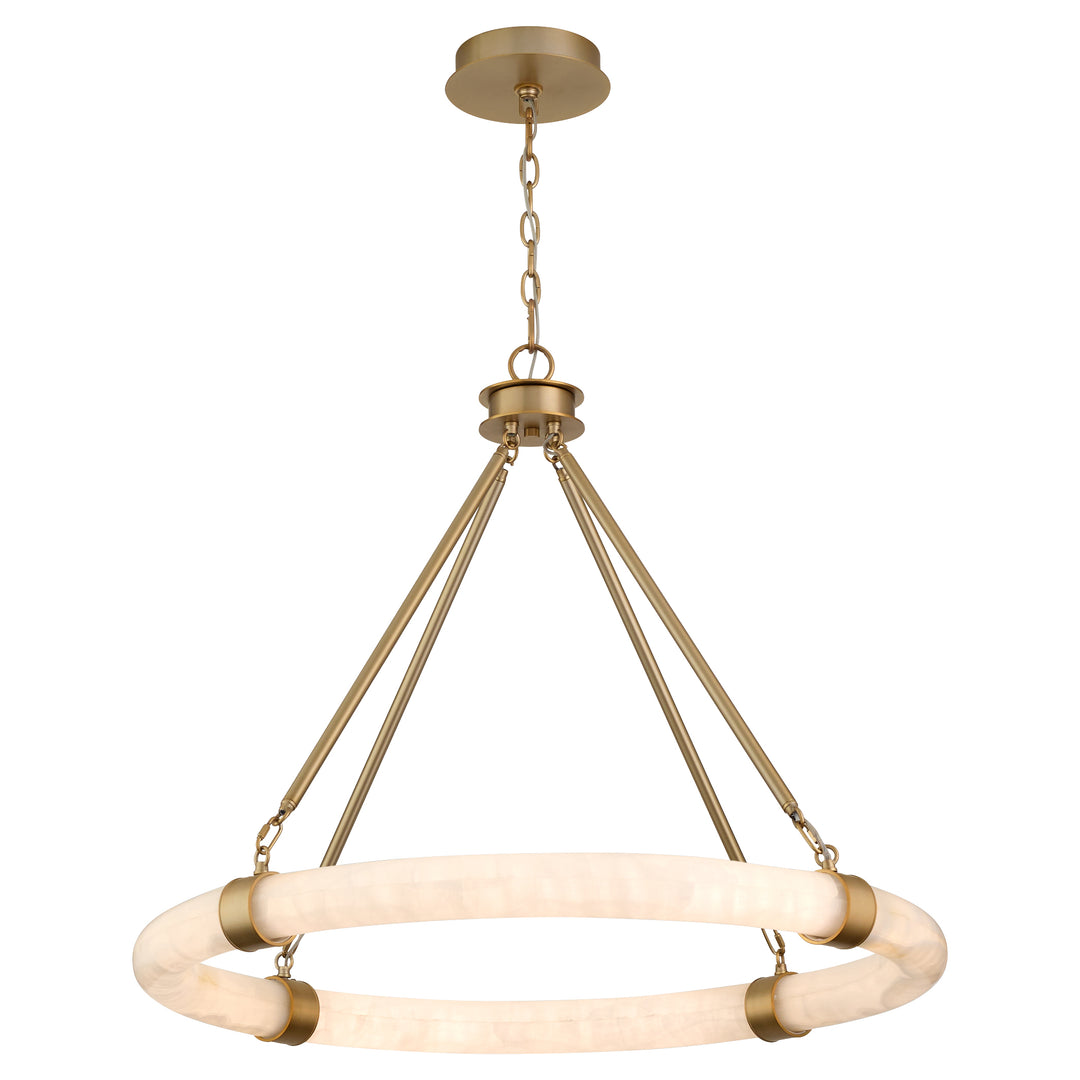 Virtue 34W, 5CCT Pendant - Aged Brass
