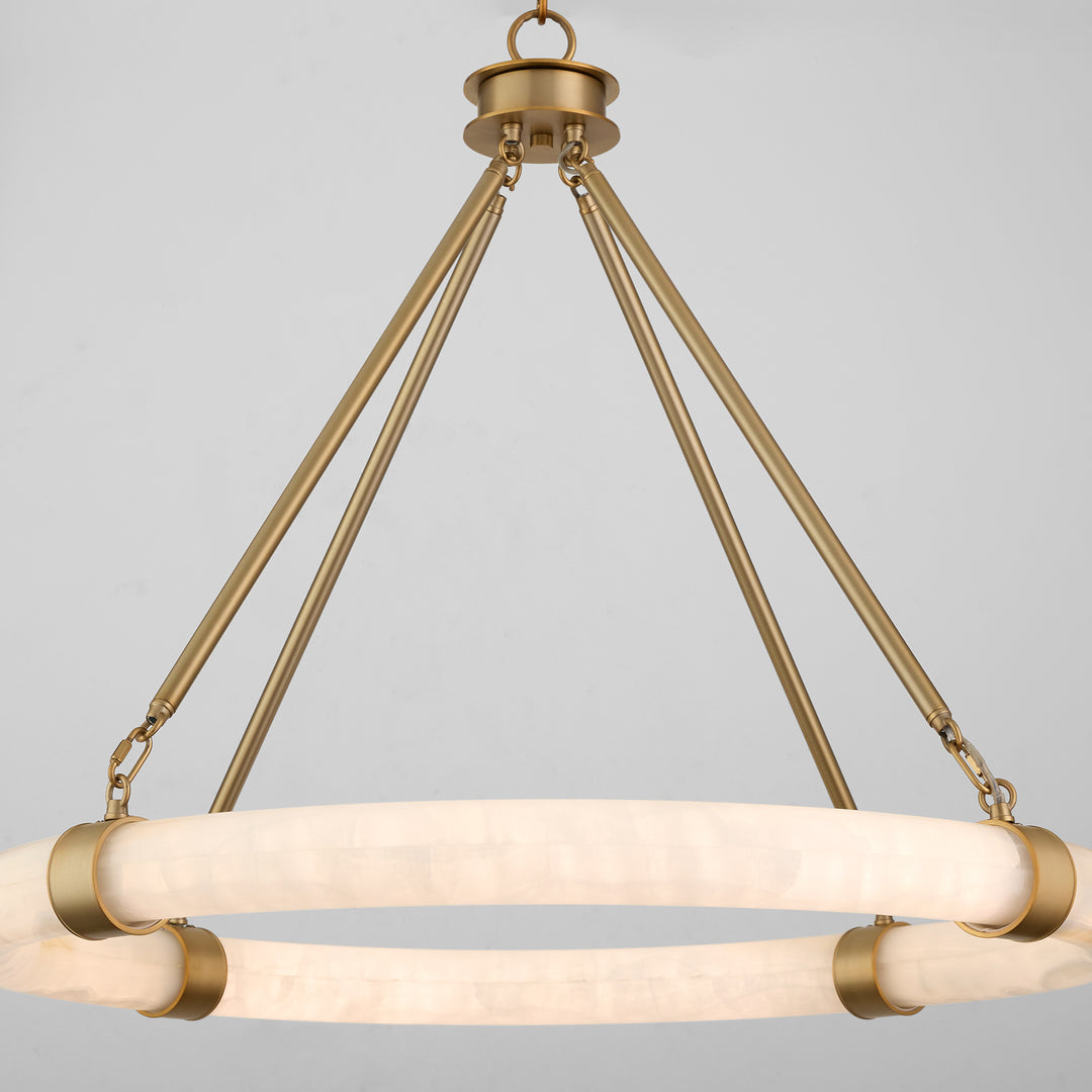 Virtue 34W, 5CCT Pendant - Aged Brass