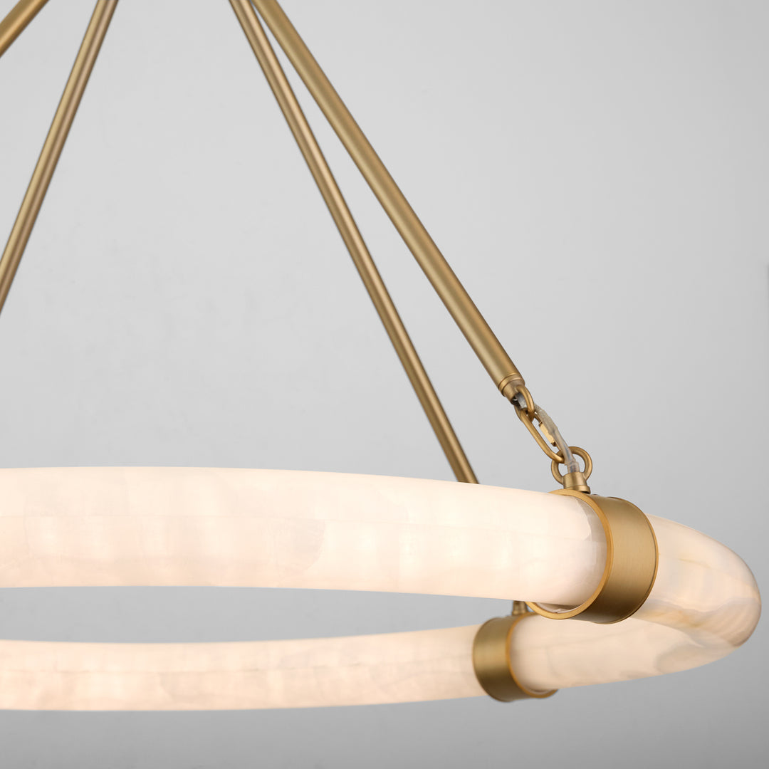 Virtue 34W, 5CCT Pendant - Aged Brass