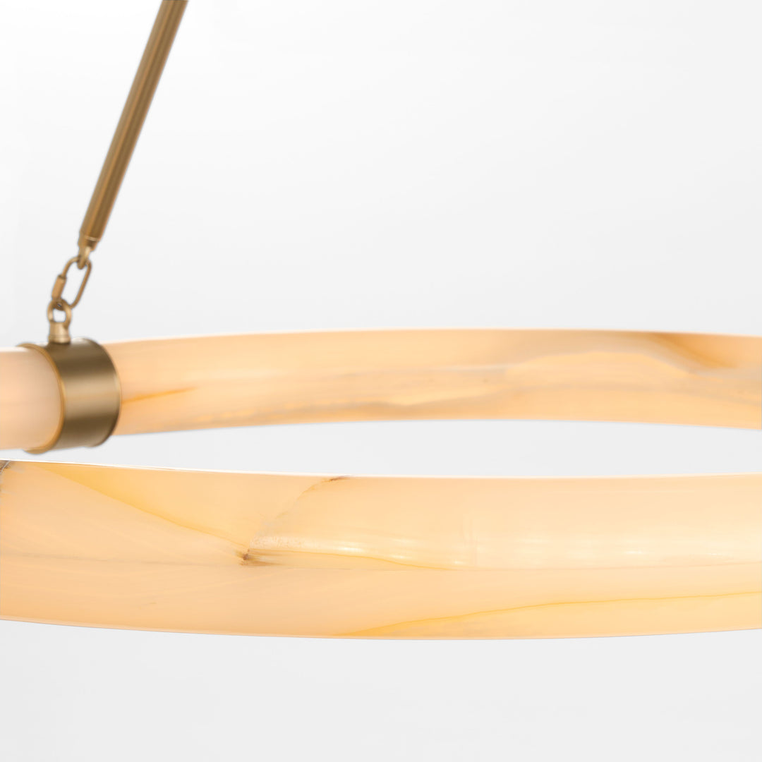 Virtue 34W, 5CCT Pendant - Aged Brass
