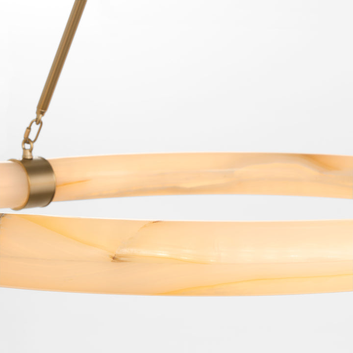 Virtue 34W, 5CCT Pendant - Aged Brass