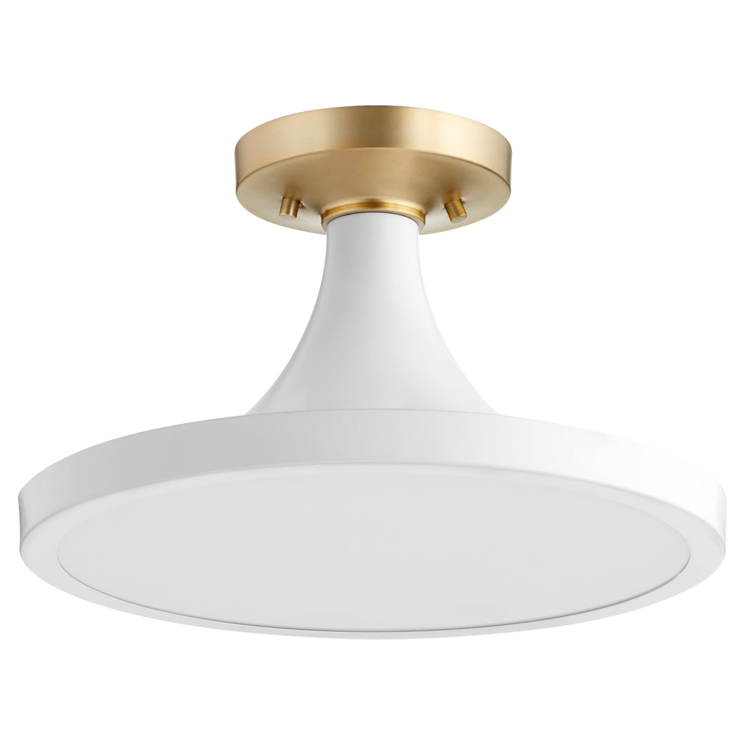BUGLE 15" Ceiling Mount - Studio White