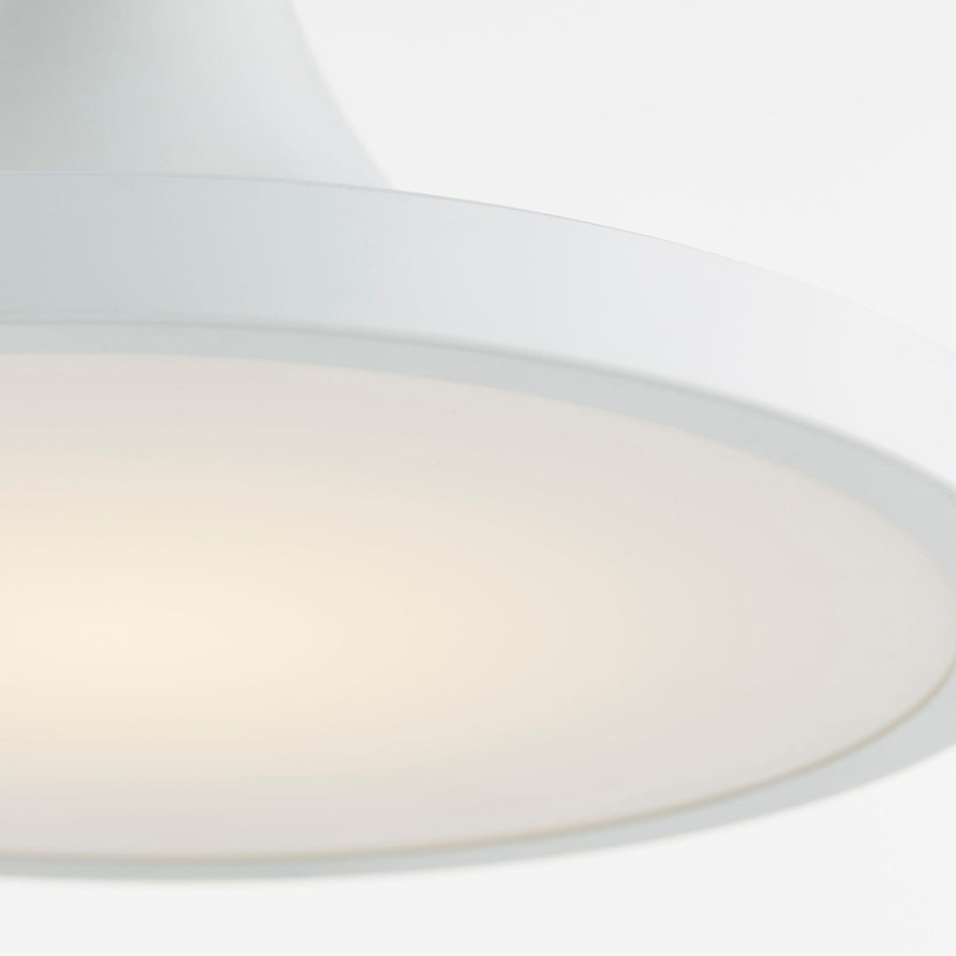 BUGLE 15" Ceiling Mount - Studio White