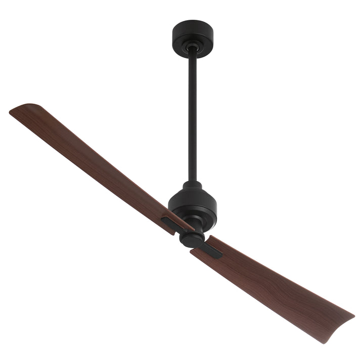 TWAIN 56" 2 Blade Damp Fan - Matte Black