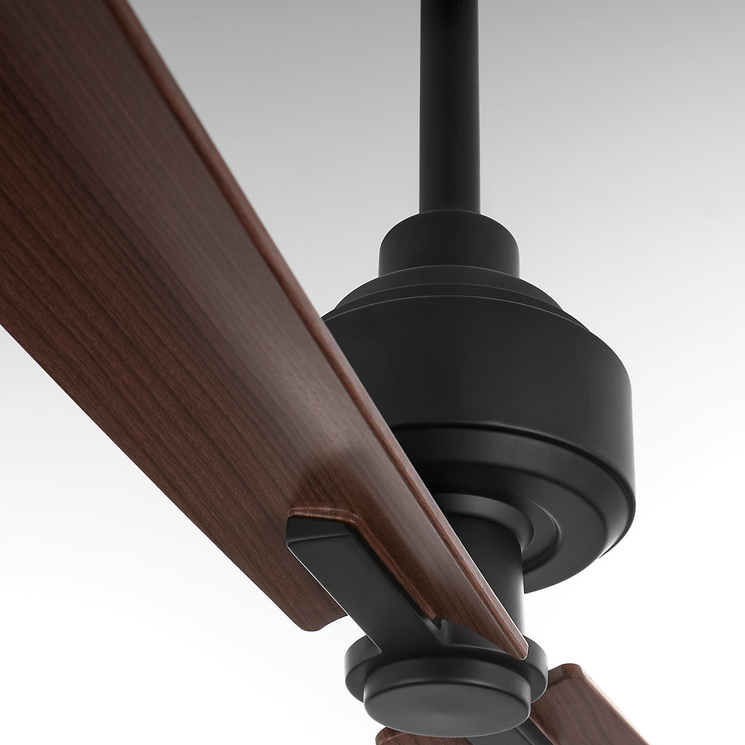 TWAIN 56" 2 Blade Damp Fan - Matte Black