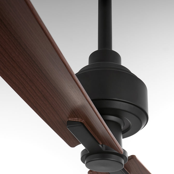 TWAIN 56" 2 Blade Damp Fan - Matte Black