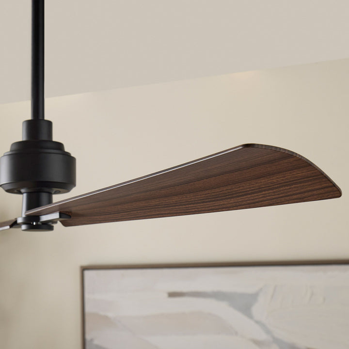 TWAIN 56" 2 Blade Damp Fan - Matte Black