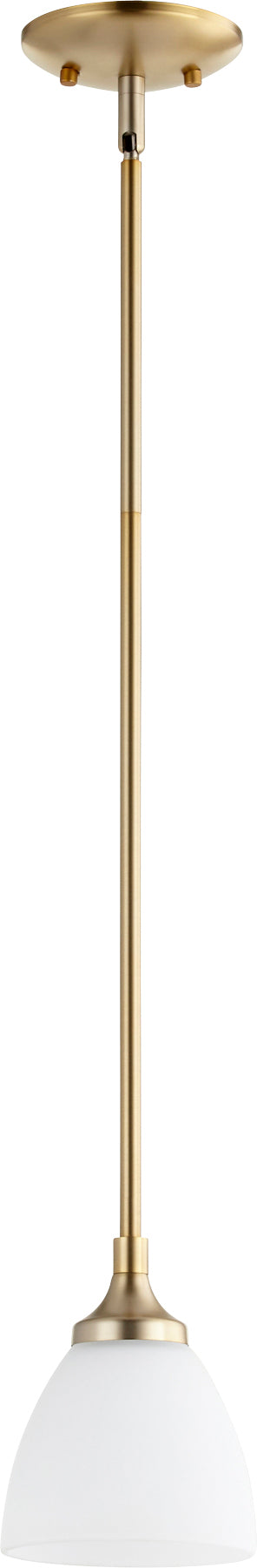 Enclave Aged Brass Transitional Mini Pendant