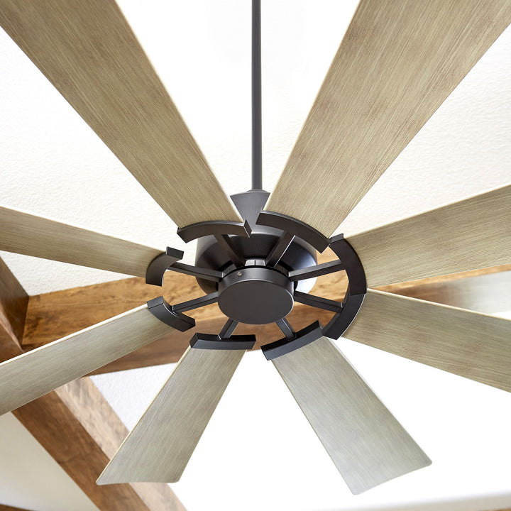 MOD 60" Damp Listed Matte Black Ceiling Fan