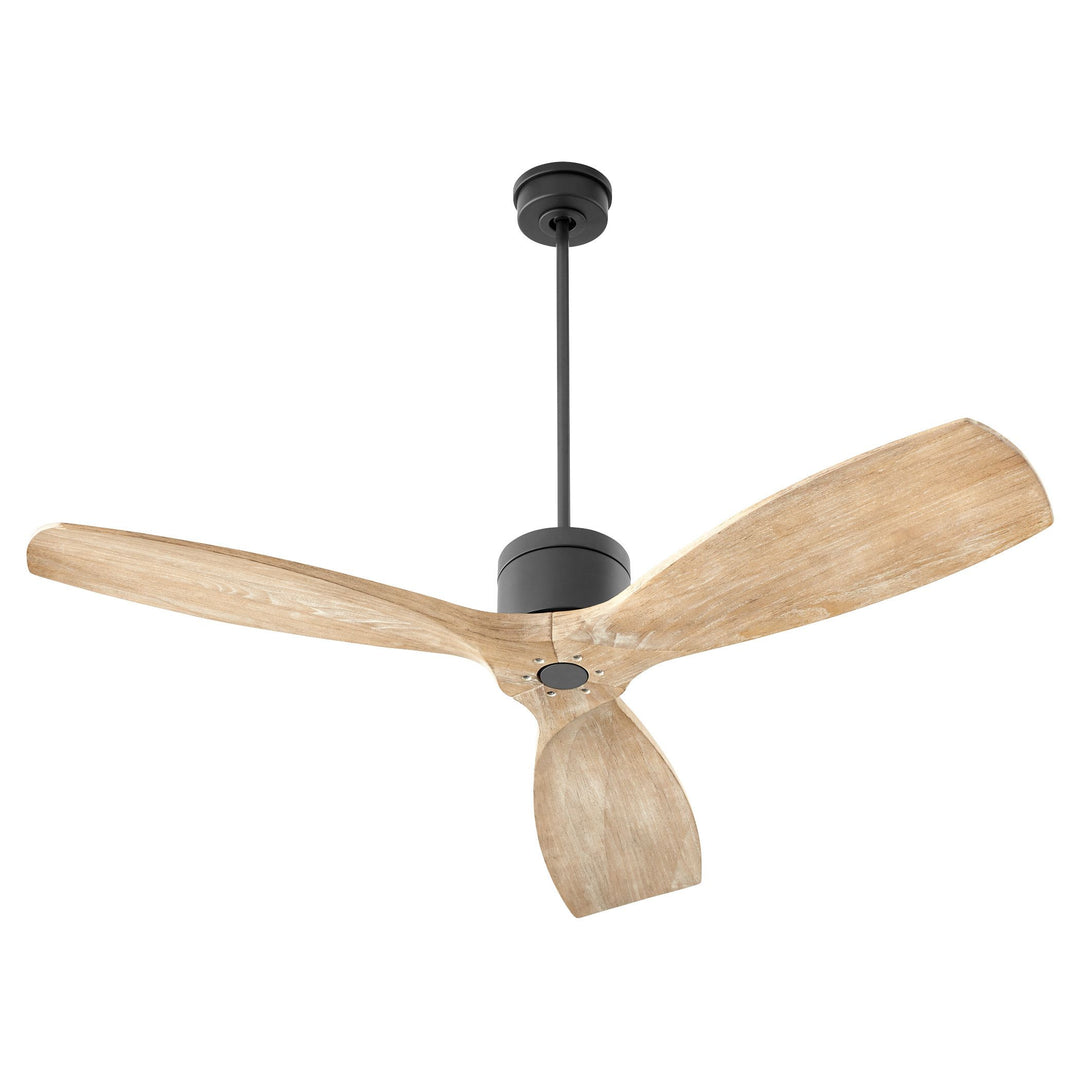 LURUS 64” 3-Blade Matte Black Ceiling Fan