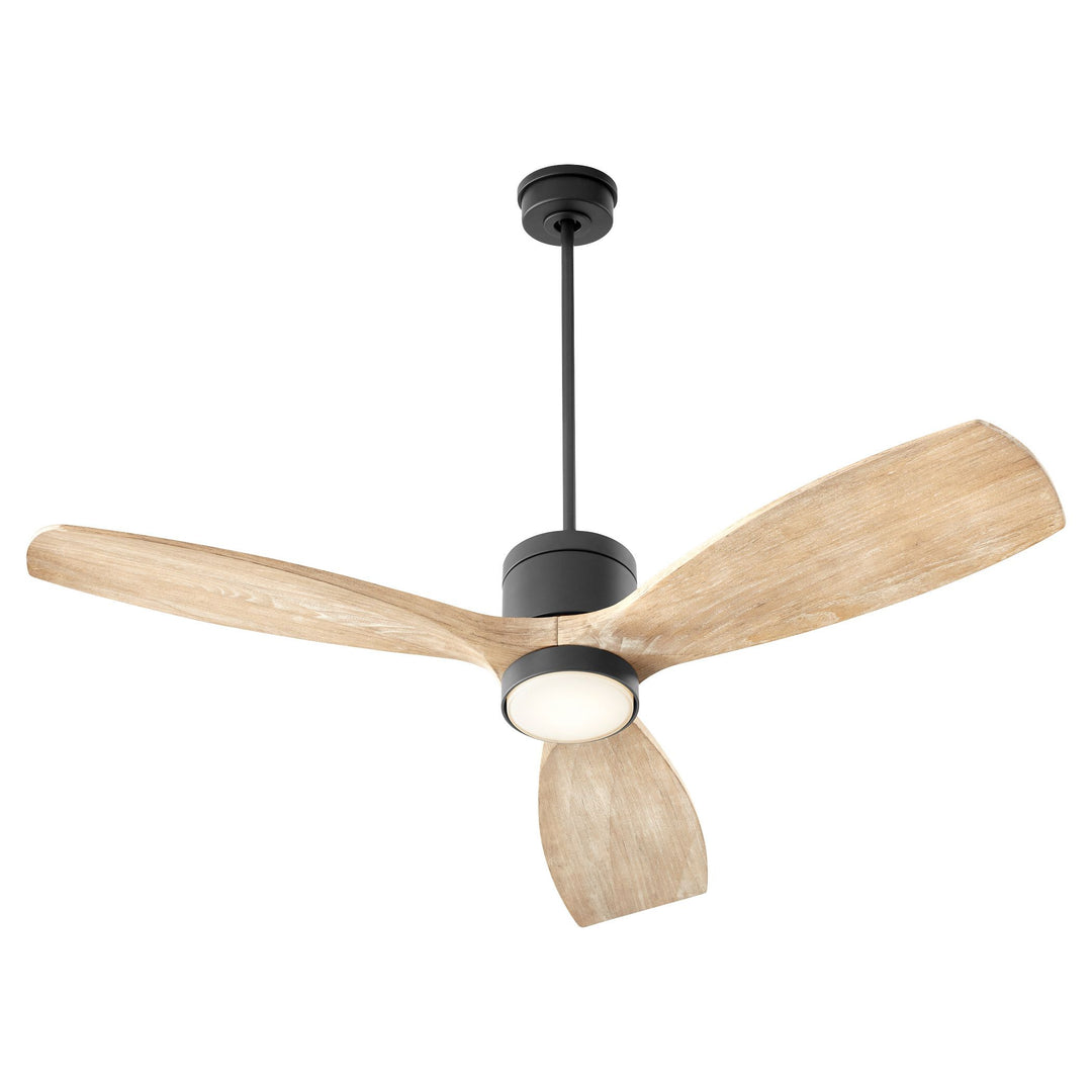 LURUS 64” 3-Blade Matte Black Ceiling Fan