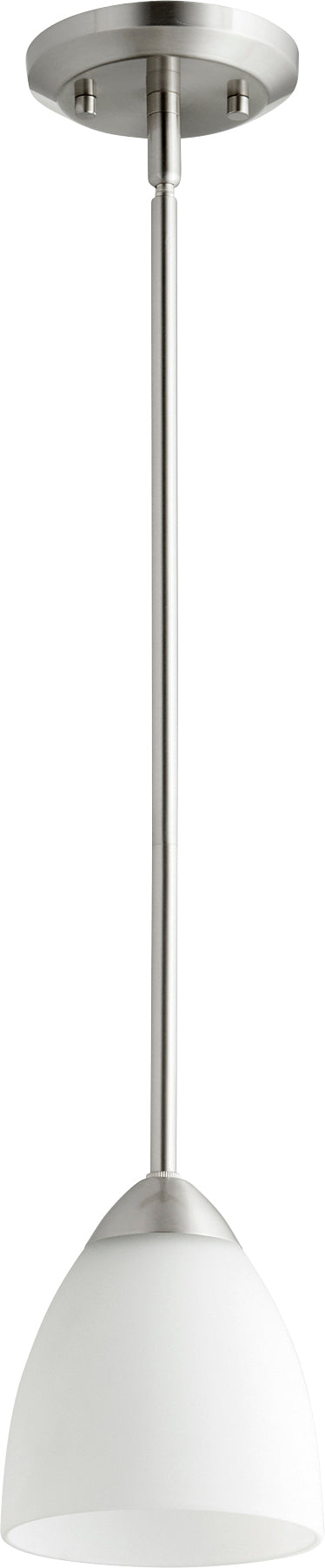 Barkley Satin Nickel Transitional Mini Pendant