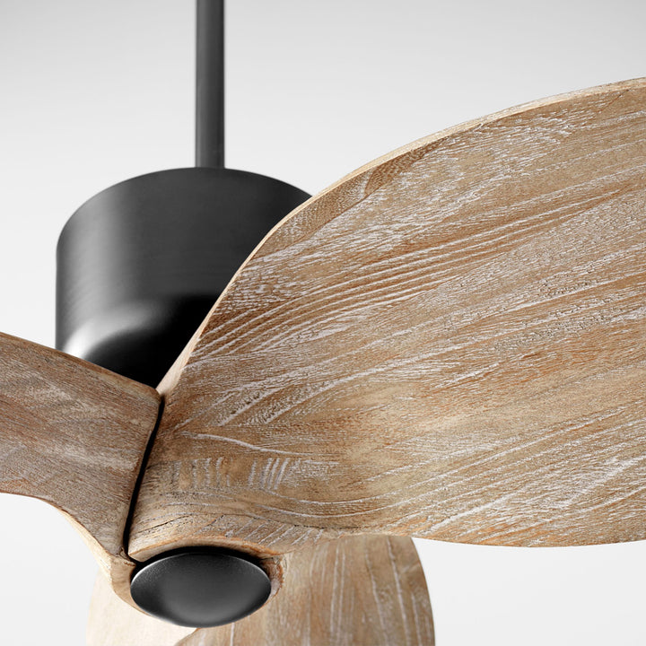 Hawkeye 52-in 3 Blade Black Contemporary Ceiling Fan