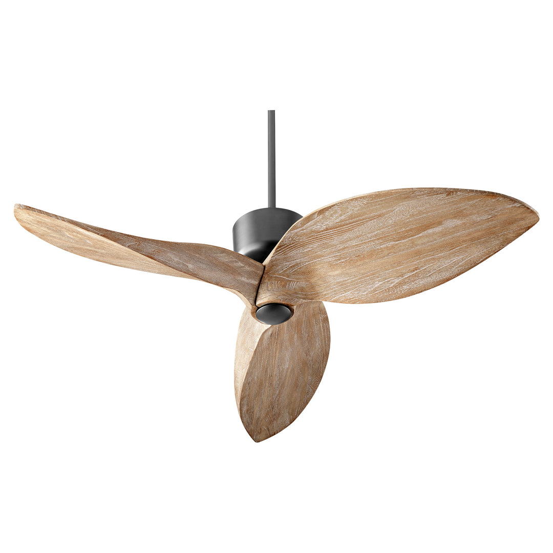 Hawkeye 52-in 3 Blade Black Contemporary Ceiling Fan