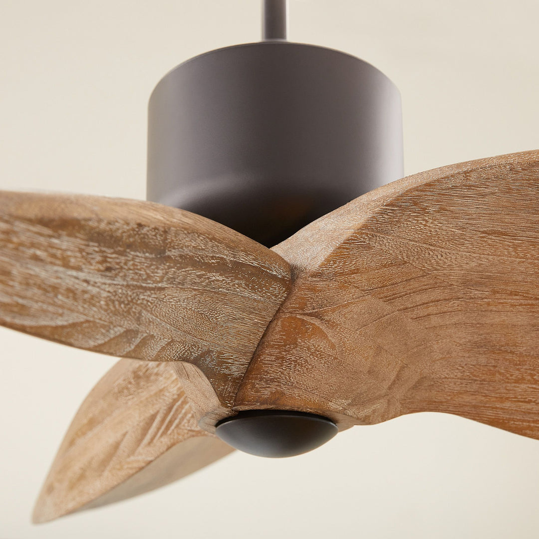 Hawkeye 52-in 3 Blade Black Contemporary Ceiling Fan