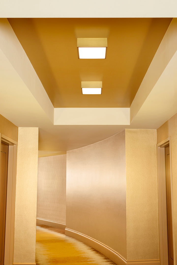 PYXIS 10" Sconce / Ceiling Mount -3000k- Aged Brass
