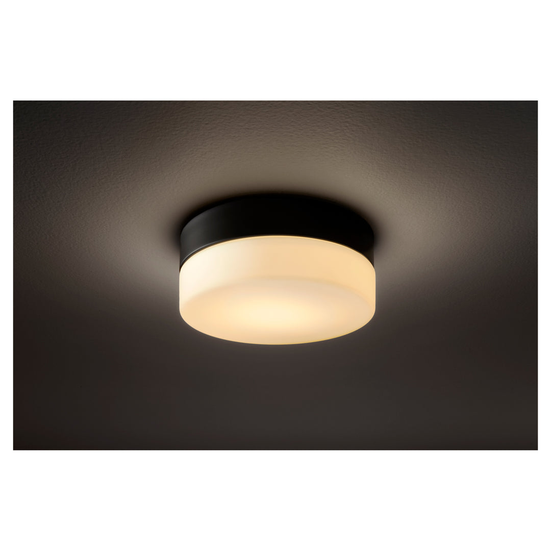 ZURI 7" Ceiling Mount -3000k- Black