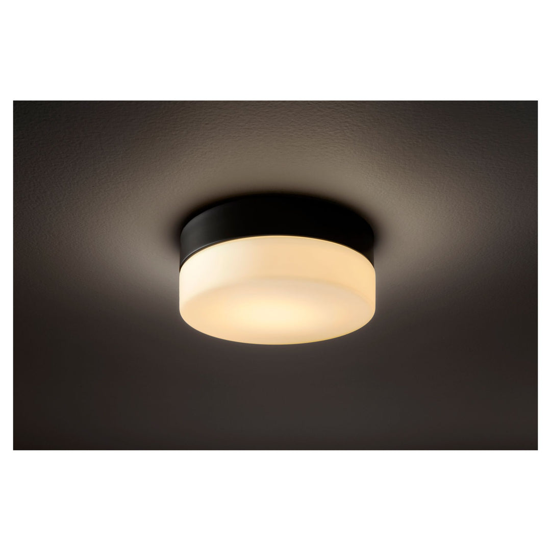 ZURI 7" Ceiling Mount -3000k- Black