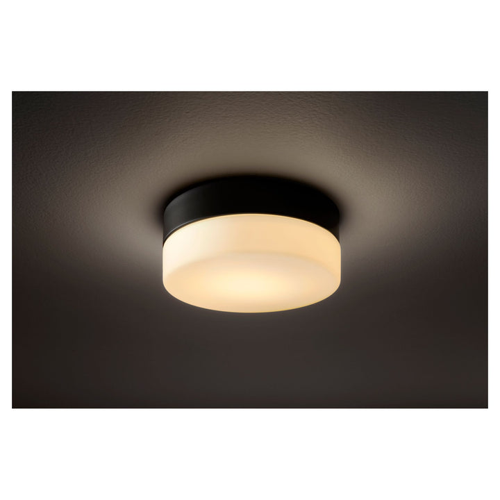 ZURI 7" Ceiling Mount -3000k- Black