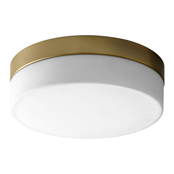 ZURI 11" Ceiling Mount -4000k- Aged Brass