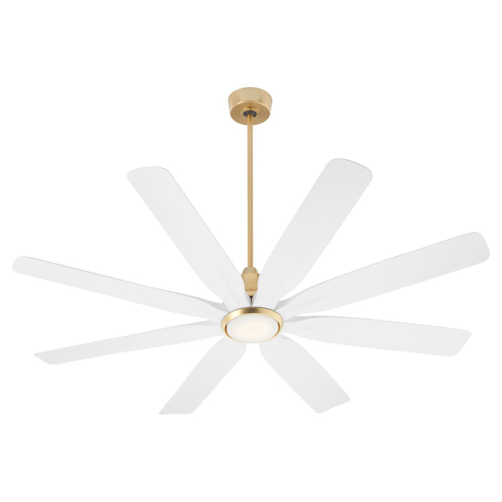 ROSALES 60" 8 Blade Fan - Aged Brass