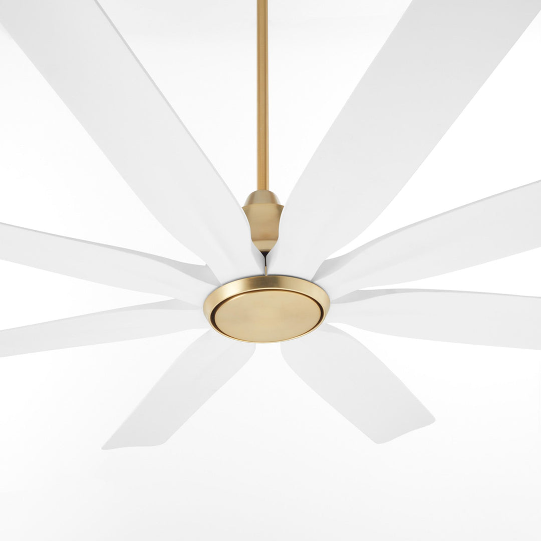 ROSALES 60" 8 Blade Fan - Aged Brass
