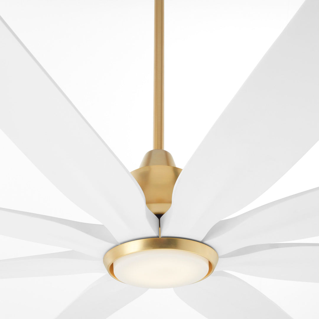 ROSALES 60" 8 Blade Fan - Aged Brass