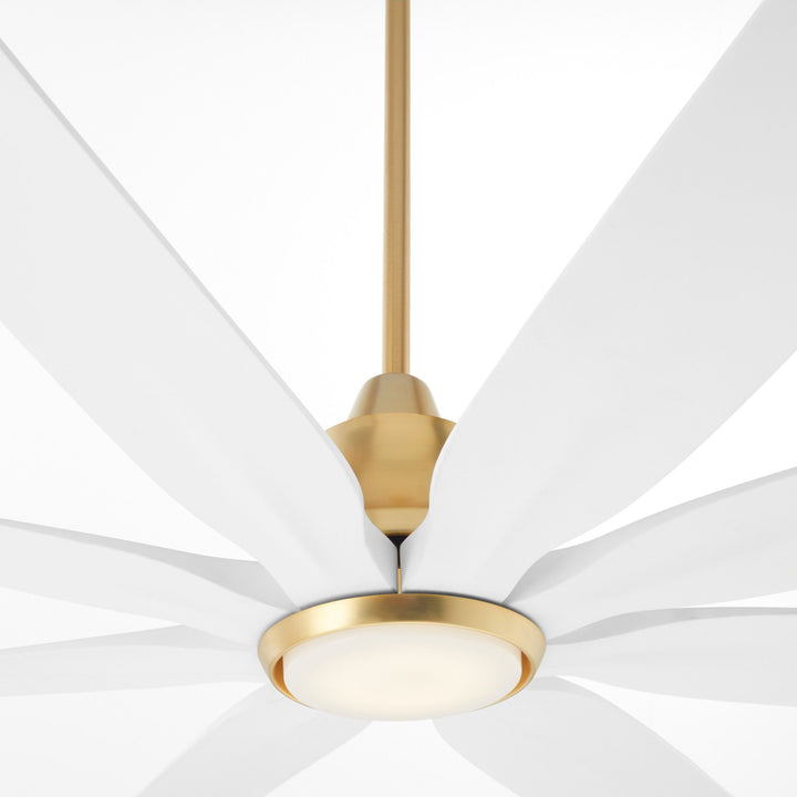 ROSALES 60" 8 Blade Fan - Aged Brass