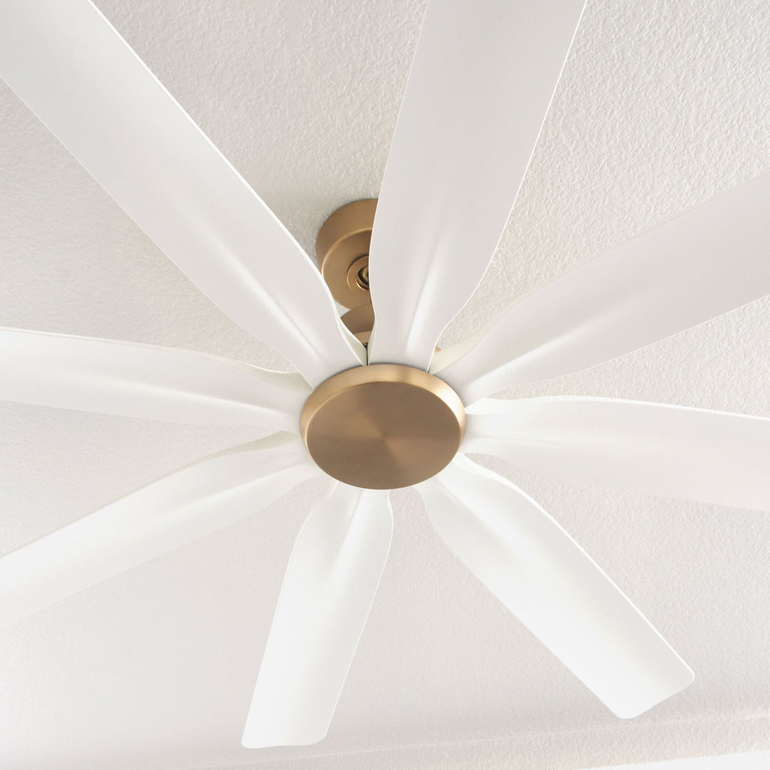 ROSALES 60" 8 Blade Fan - Aged Brass