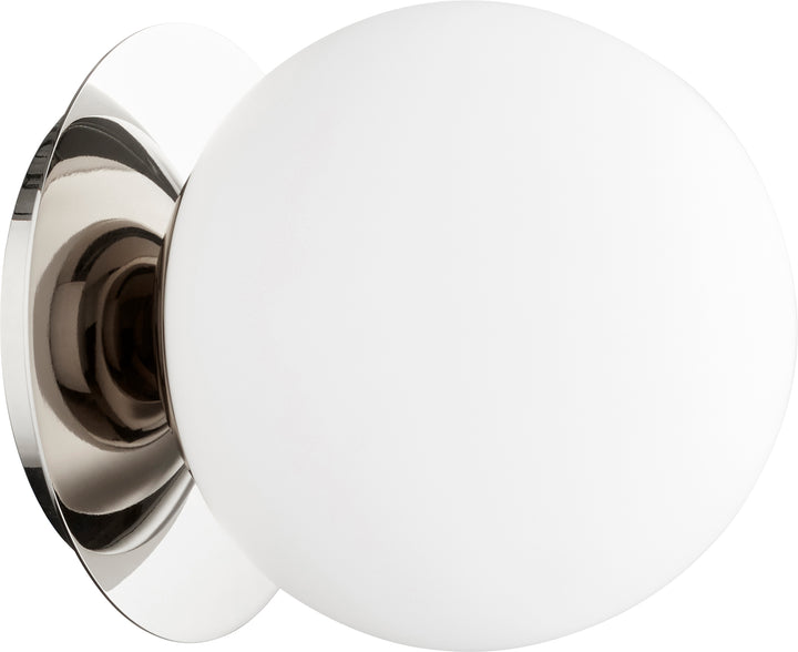 Jasper - 1 Light Modern and Contemporary Polished Nickel Globe Wall Sconce