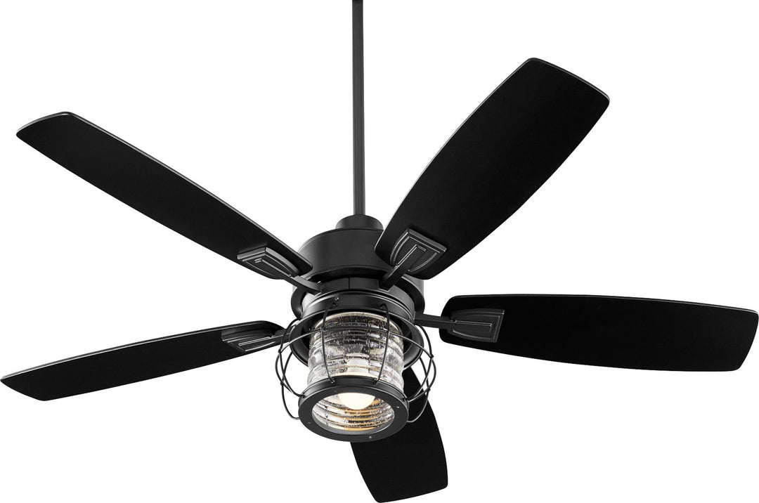 Galveston 52" Black Modern Farmhouse Ceiling Fan