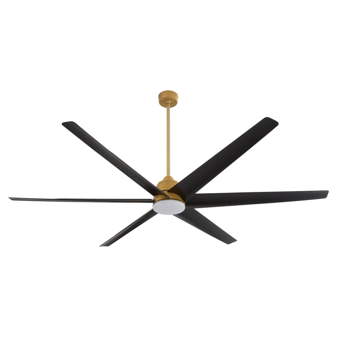 SPREE 84" Wet Unipack Fan - Brushed Brass