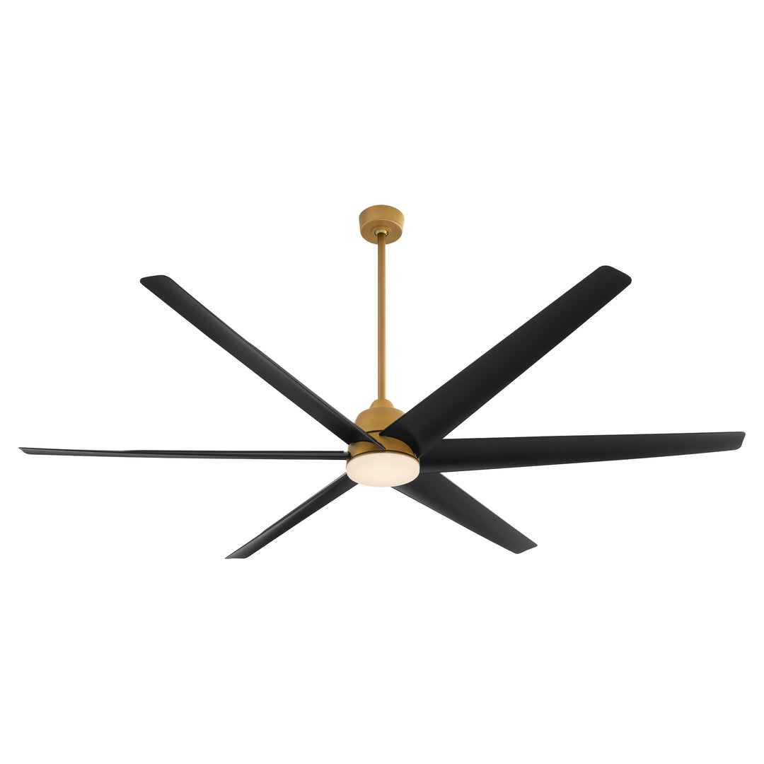 SPREE 84" Wet Unipack Fan - Brushed Brass