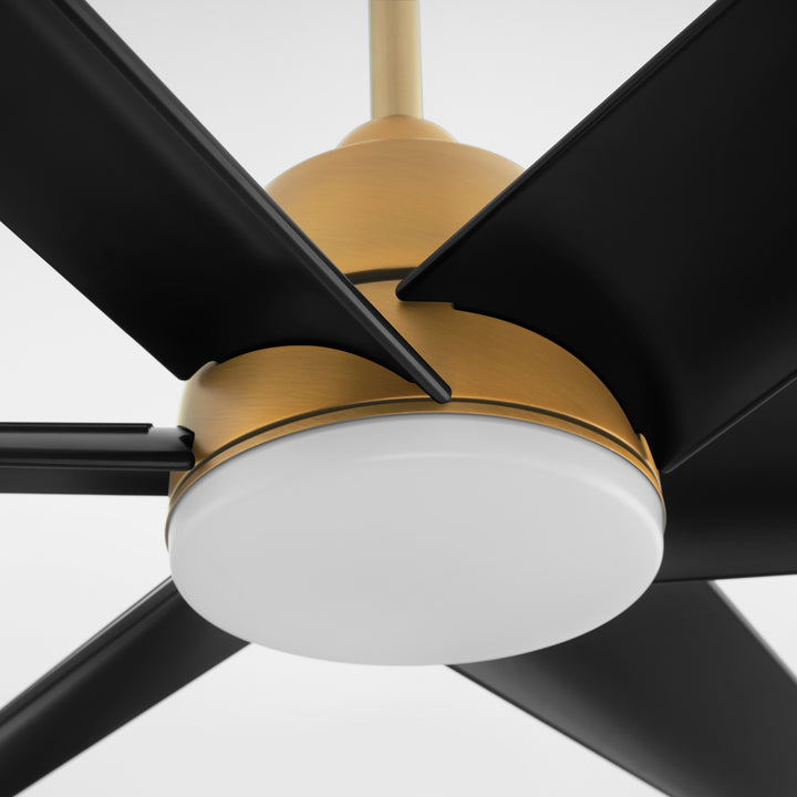 SPREE 84" Wet Unipack Fan - Brushed Brass